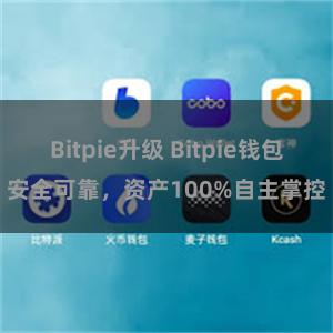 Bitpie升级 Bitpie钱包安全可靠，资产100%自主掌控