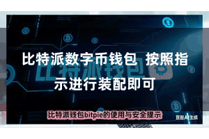 比特派数字币钱包  按照指示进行装配即可
