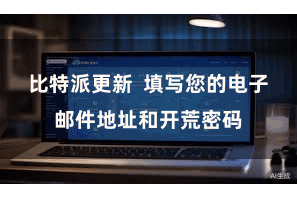 比特派更新  填写您的电子邮件地址和开荒密码