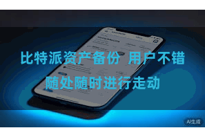 比特派资产备份  用户不错随处随时进行走动